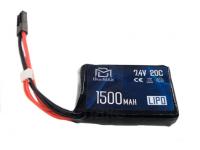 АКБ BlueMax 7.4V  Li-Po 1500 mAh 20C stick (PEQ, AN-15) 16х43х65 мм