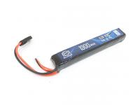 АКБ BlueMax 11.1V Lipo 1300 mAh 20C приклад весло, 20х21х128 мм