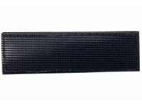 Патч (шеврон) на одежду Калашников КК лого, серый черный, EN, 90х27 мм с обратной стороны