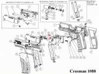 Пневматический пистолет Crosman 1088 BG 4,5 мм