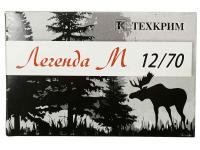 Патрон 12x70 пуля Легенда-М П-6 Техкрим (в пачке 10 штук, цена 1 патрона) упаковка