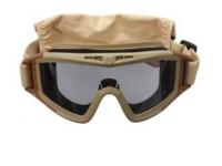 Очки Airsoft Desert Locust Style 3 сменные линзы PC Tan