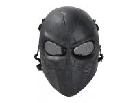 Защитная маска с сетчатыми очками Anbison Sports AS-MS0059B Punisher Skeletons (черная)