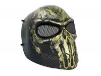Защитная маска с сетчатыми очками Anbison Sports AS-MS0059BZ Punisher Skeletons (бронза) вид сбоку