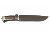 Нож Пластунский сталь Х12МФ (Ворсма) в ножнах