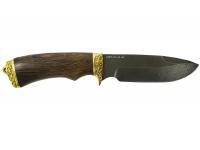 Нож Бобр дамасская сталь (Ворсма) вид сбоку
