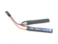 АКБ BlueMax 7.4V Lipo 1100 mAh  20C двухлепестковый 5.2х21х102 мм