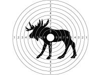 Мишень для пневматики Животные 140x140 мм (50 штук)