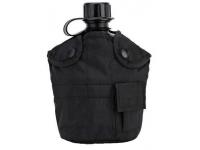 Фляга армейская Army Bottle US Black (2 в 1)