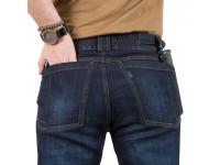 GREYMAN TACTICAL JEANS Denim Mid Dark Blue L (HELIKON-TEX) - карманы сзади