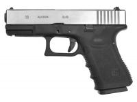 Пистолет WE-G003A-SV Glock-19 Gen.3 Silver Black