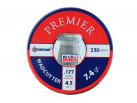 Пули пневматические Crosman Premier Wadcutter 4,5 мм 0,48 гр (250 штук)