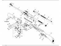 Пневматическая винтовка Diana 280 4,5 мм (переломка, дерево) взрыв-схема