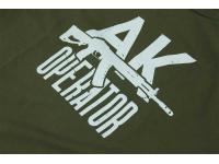Футболка AK operator (хаки) XL надпись