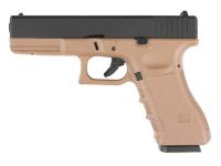 Пистолет KJW KP-17.CO2-TAN Glock 17 GBB Tan