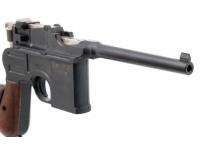 Миниатюрная копия оружия пистолет Маузер - вид спереди и справа
