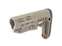 Телескопический приклад DLG Tactical TBS COMPACT (Mil-Spec, песочный)