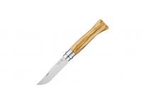 Нож складной Opinel №9 (нержавеющая сталь, рукоять из оливкового дерева, в картонной коробке)