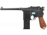 Пистолет WE-712-BK-SP Mauser 712 (длинный магазин, кобура приклад)