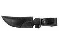 Ножны Хольстер 25 лет Black номер 1 (клинок130х35 мм, кожа) - вид с оборотной стороны