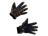 Перчатки Holster охотника (темный лес, кожаные накладки)