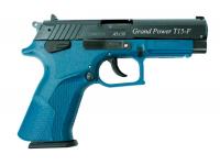 Травматический пистолет Grand Power T15-F (синий) 45х30 направлен вправо