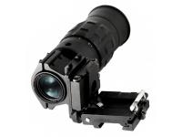 Оптический прицел Magnifier 1,5-5A QD Flip-Up AGR - вид в откинутом положении