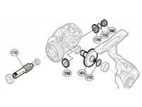 Запасная часть для катушки Shimano PK0391 Gear Set набор шестеренок главной пары