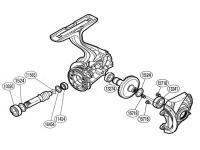 Запасная часть для катушки Shimano PK0339 Bearing Set набор подшипников для 15TP2500S 