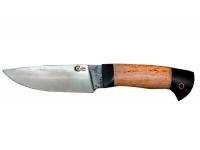 Нож Сокол кованый, сталь Х12МФ, карельская береза, граб