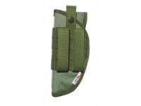 Кобура Tornado Airsoft ТА_HUR_OD универсальная с креплением на MOLLE под правую руку (оливковая, OD) - вид со стороны крепления