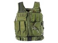 Жилет тактический Yakeda VT-1063OD 600D (оливковый, OD)