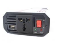 Инвертор Turbosky (PI-1000), вид USB-порта, индикаторов 