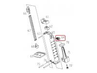 Выпускной клапан для KJW KP-17, KP-18 (Glock-17, 18) грингаз, Part 64 на схеме