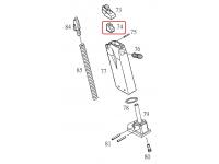 Резинка выпускного клапана для KJW KP-01 (SIG Sauer P226) Part 74 на схеме