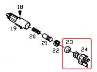 Поршень газовой камеры в сборе для KJW M9 (Beretta M9) Parts 23, 24 на схеме