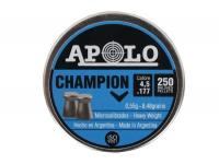 Пули пневматические Apolo Champion 4,5 мм 0,55 грамма (250 штук)