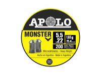 Пули пневматические Apolo Monster 5,5 мм 1,6 грамма (200 штук)