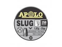 Пули пневматические Apolo Slug 5,5 мм 1,62 грамма (250 штук)