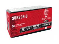 Патрон 5,6 (.22 LR) Subsonic LRN HP 2,46 Fiocchi (в пачке 50 штук, цена 1 патрона)