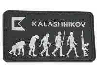 Патч (шеврон) Калашников Эволюция (ENG, 90х46 мм)