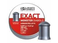 Пули пневматические EXACT Monster Diabolo 4,5 мм 0,87 грамма (400 шт.) headsize 4,52 мм