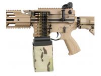 Страйкбольная модель пулемета GG CM16 LMG DST EGC-16P-LMG-DNB-NCM 130-140 Desert - центральная часть (магазин, пистолетная рукоять)