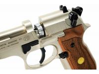Пневматический пистолет Umarex Beretta 92 FS с деревянными рукоятками 4,5 мм затвор