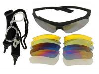 Очки защитные AGR BD2506 Oakley Military Shoot Glass (5 пар линз)