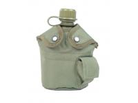 Фляга Yakeda 1L с чехлом US YA C88036 Olive