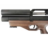 Пневматическая винтовка Krugergun Снайпер Буллпап ствол 300 мм штатный взвод PCP 5,5 мм (дерево, редуктор) вид №7