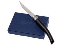 Нож складной Opinel Slim №10 (нержавеющая сталь, рукоять из мозамбикского эбенового дерева)