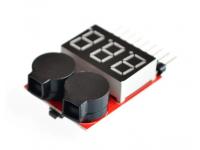 Индикатор заряда LiPO Low Voltage Alarm Buzzer (1-8s)