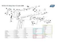 взрыв схема к пневматическому пистолету ASG Sti Duty One blowback